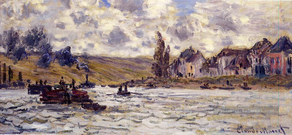 Le village de Lavacourt Claude Monet Peintures à l'huile